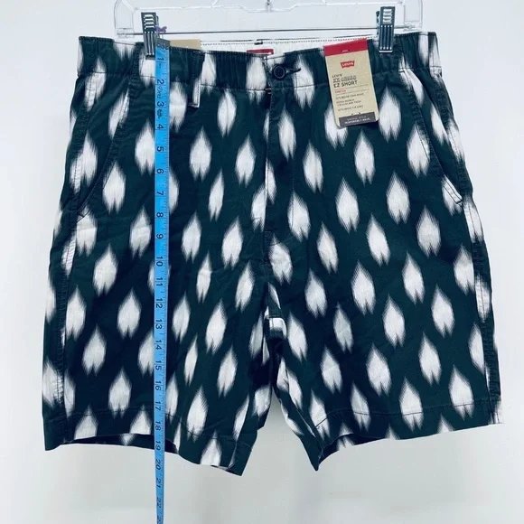 Levi’s XX Chino Shorts Men's LEZ Taper Black & White Stretch Casual Sz M New - Picture 5 of 12